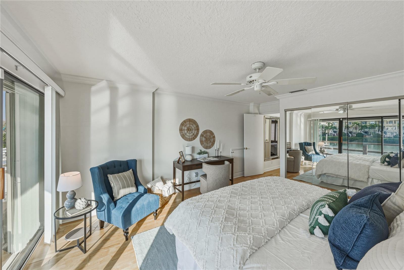 Primary Suite with Full Water View and Private Balcony