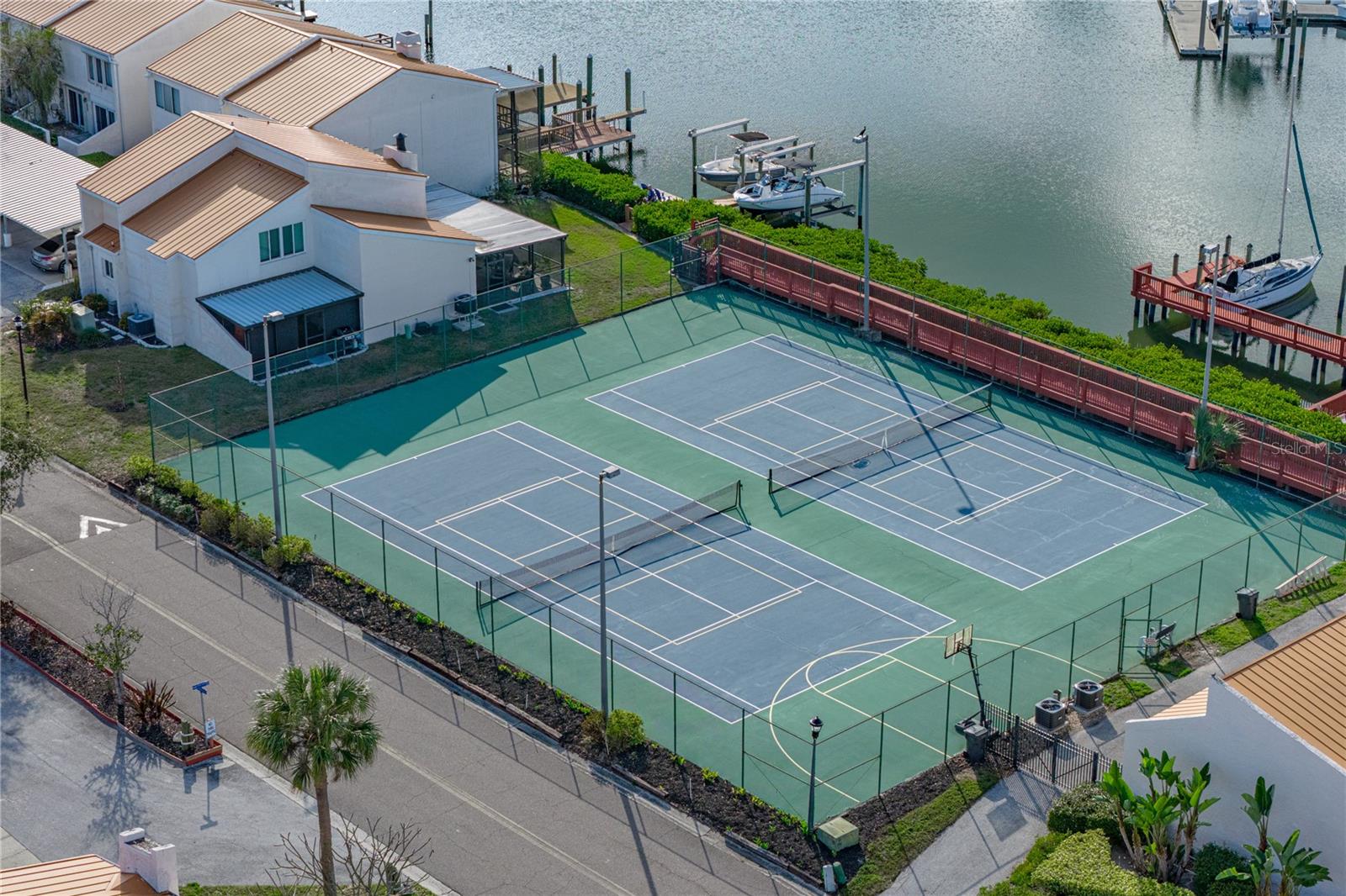 Community Lighted Tennis Courts