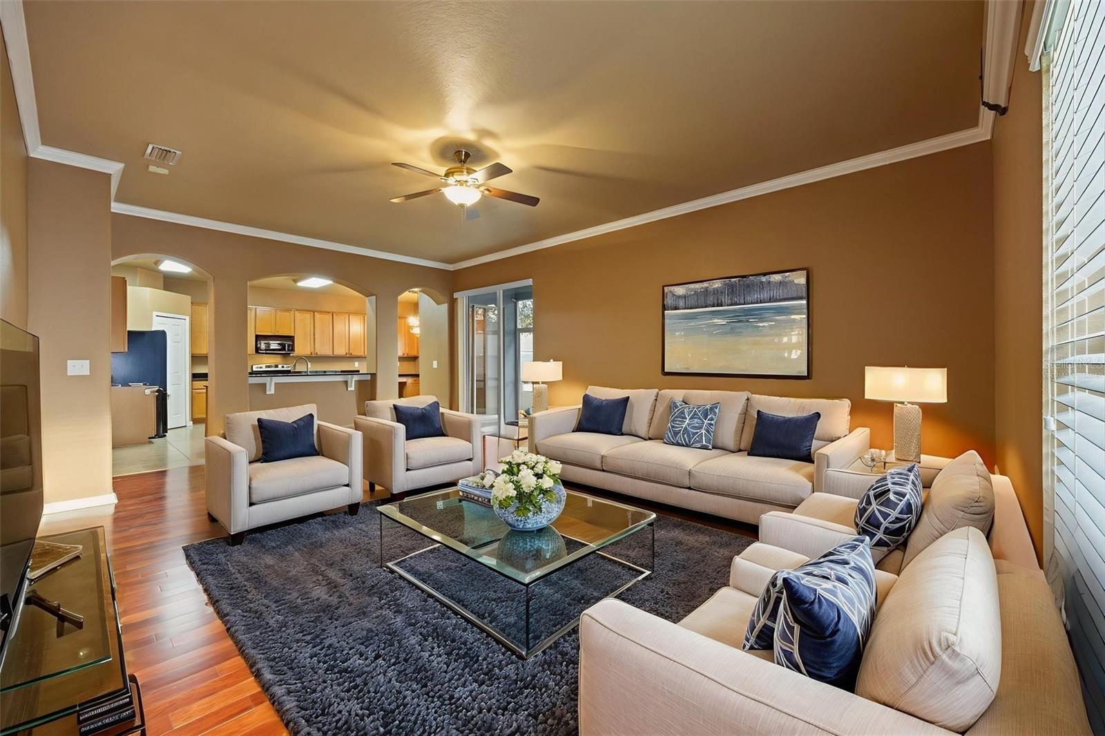 Virtually Staged Image | Living Room First Floor.