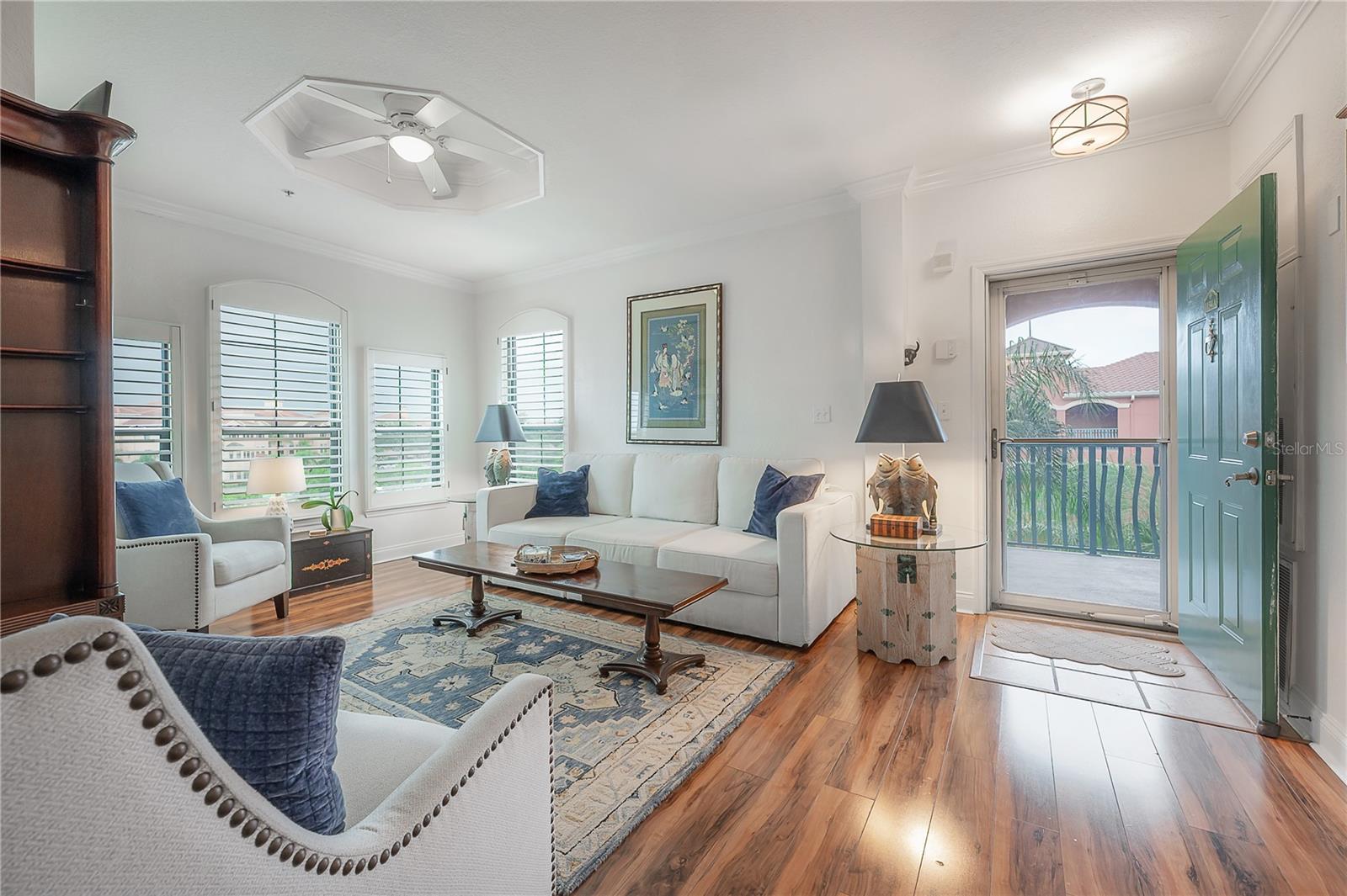 View of Living Room and Entry