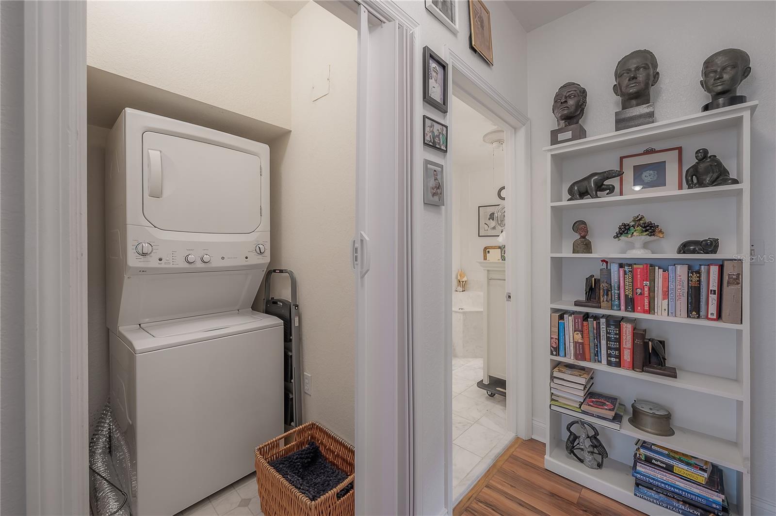 Laundry room with extra storage (not shown)