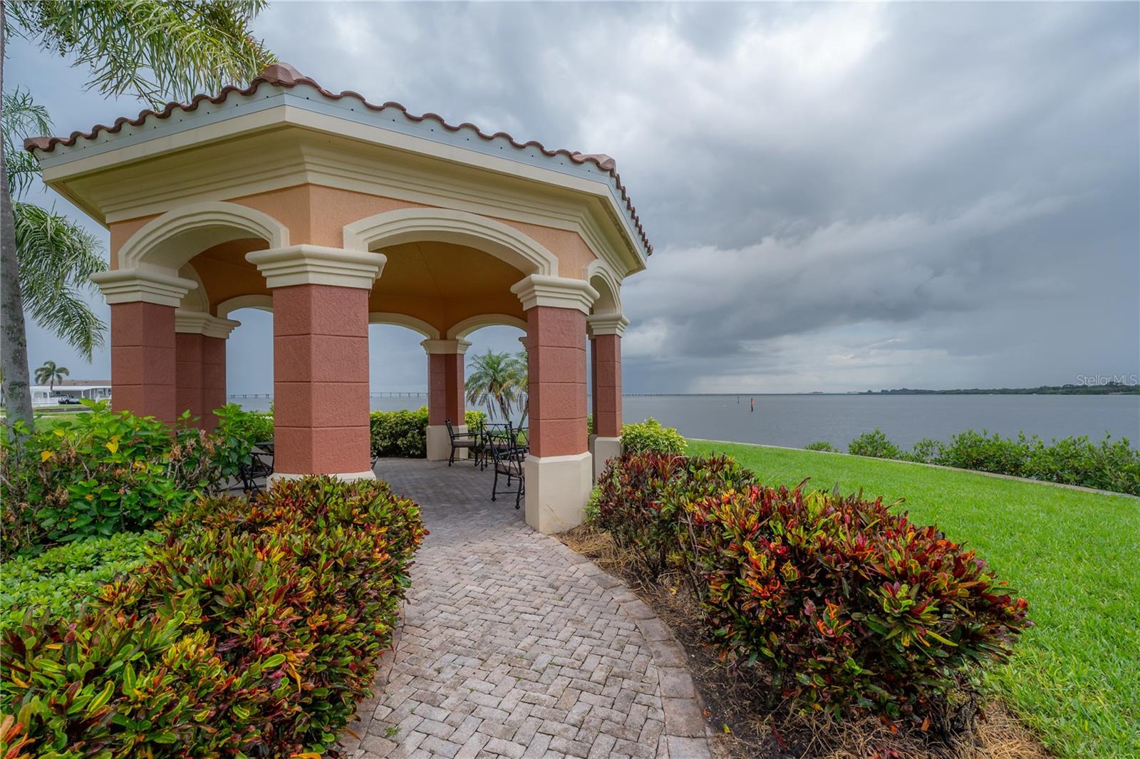 Gazebo and Tampa Bay