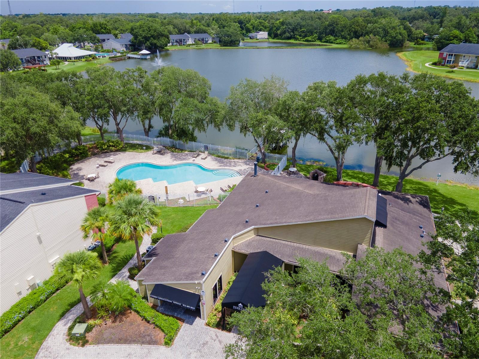 Clubhouse with saltwater pool, fitness center, billiards, and more.