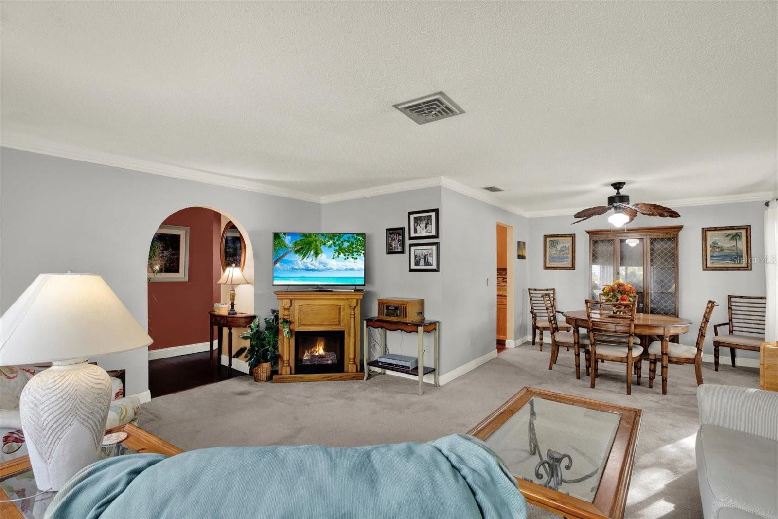 Living Room and Dining