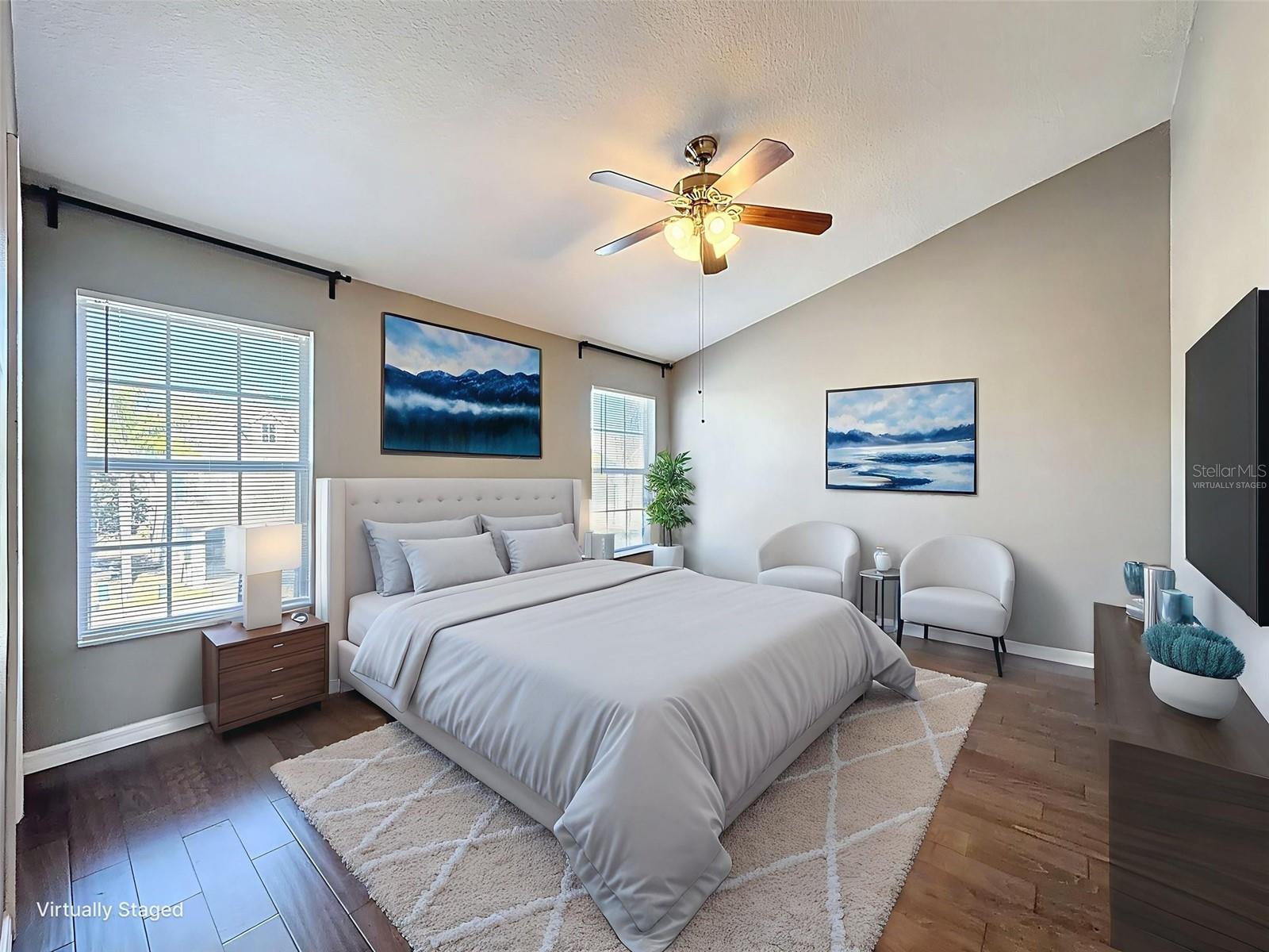 Second Primary Bedroom - Virtually Staged