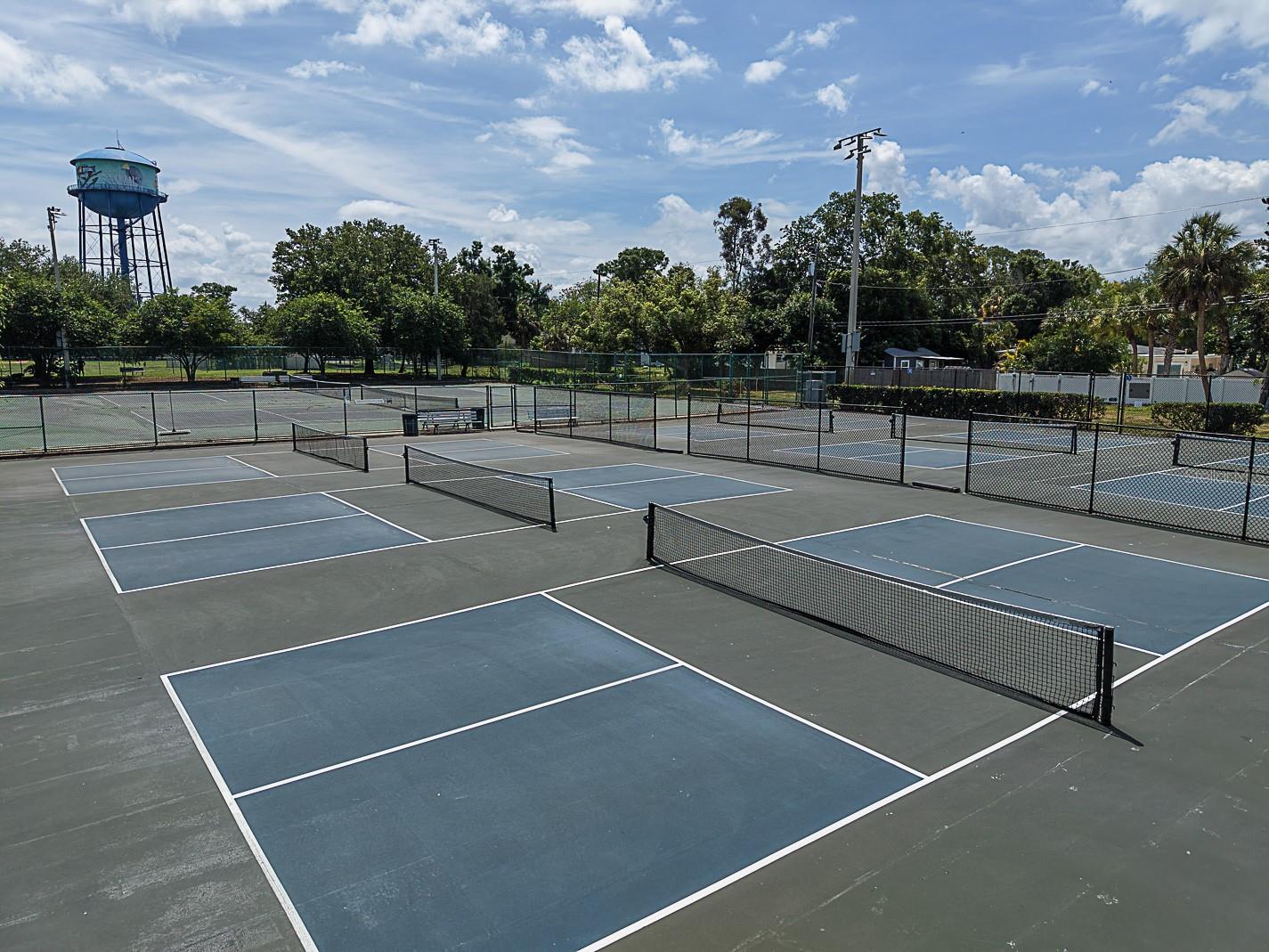Pickleball enthusiasts will appreciate nearby courts that bring neighbors together and encourage an active lifestyle.