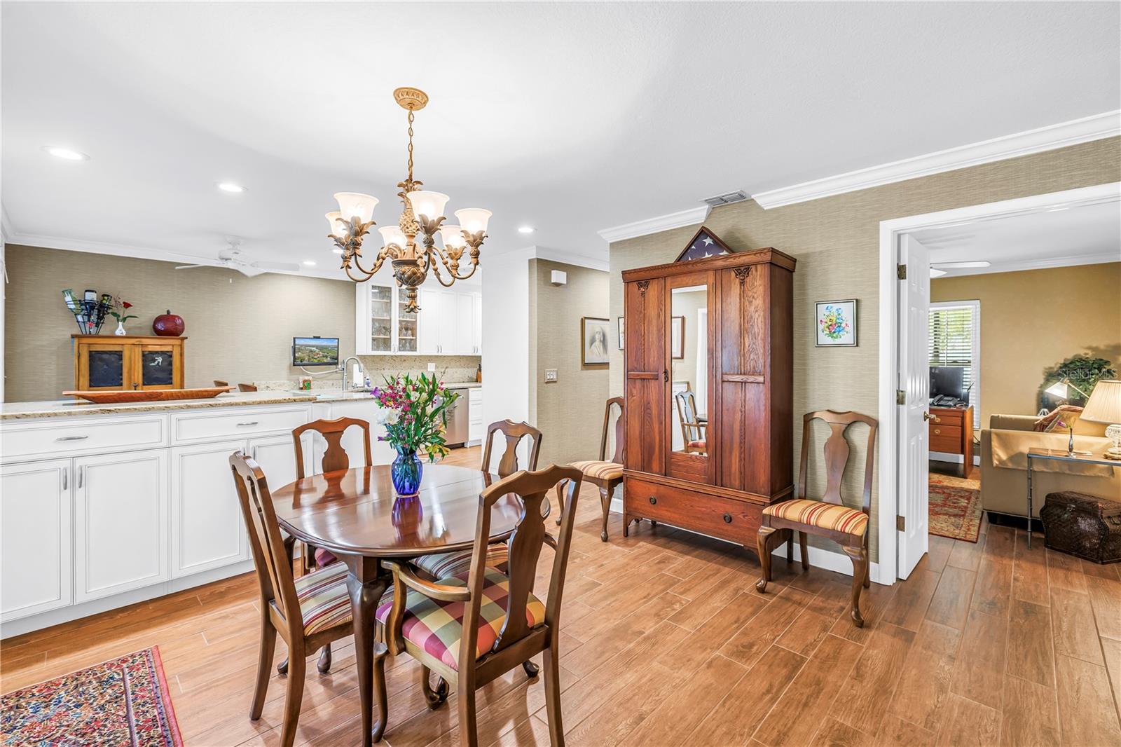 Great Peninsula with Granite and Storage. Downstairs Office or Bedroom.  Meticulous Condition