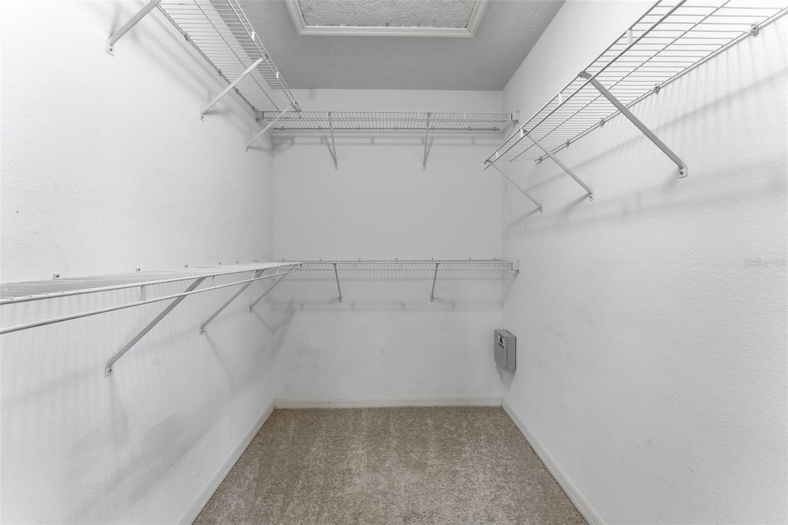 Primary walk-in closet