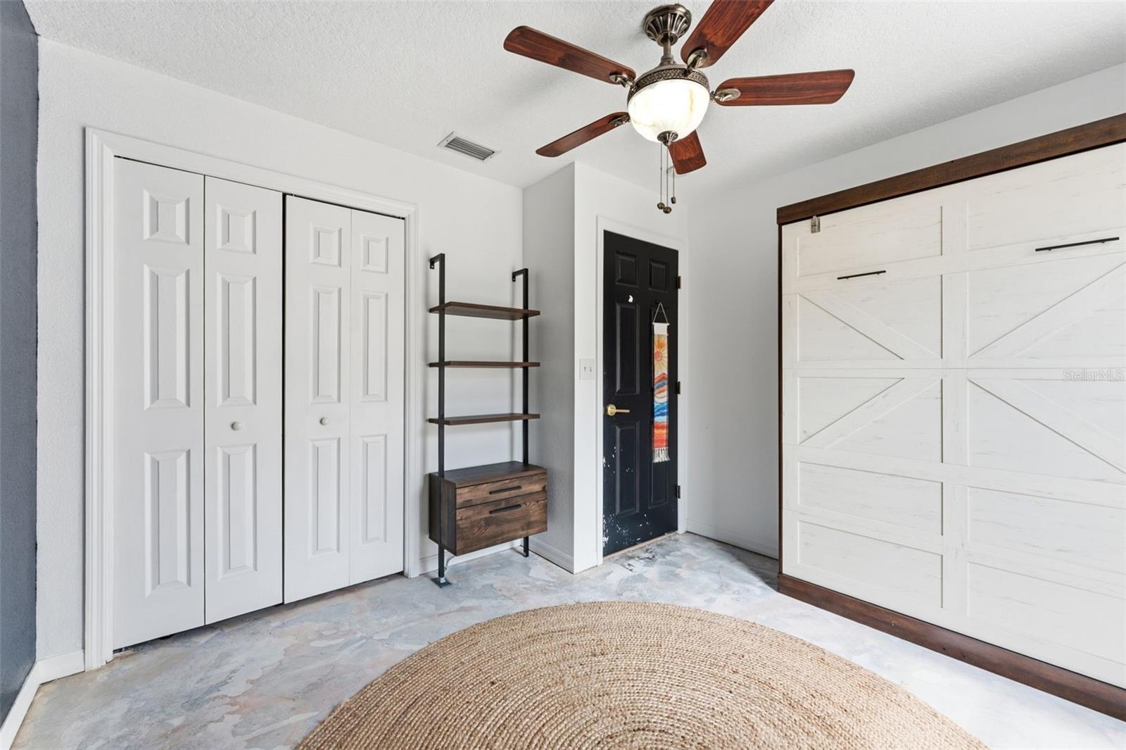 Murphy bed in bedroom 2