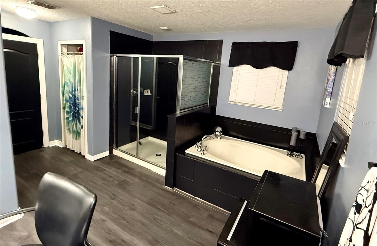 Master bathroom with spa tub