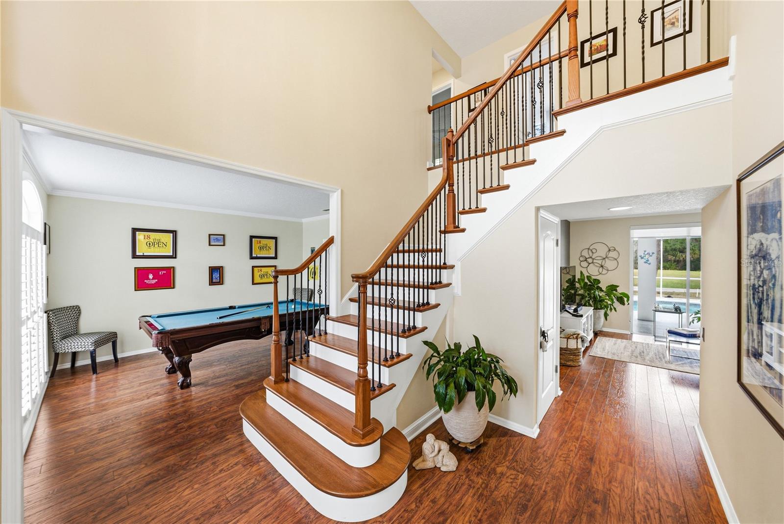 Open Two Story Foyer with Walk in Closet