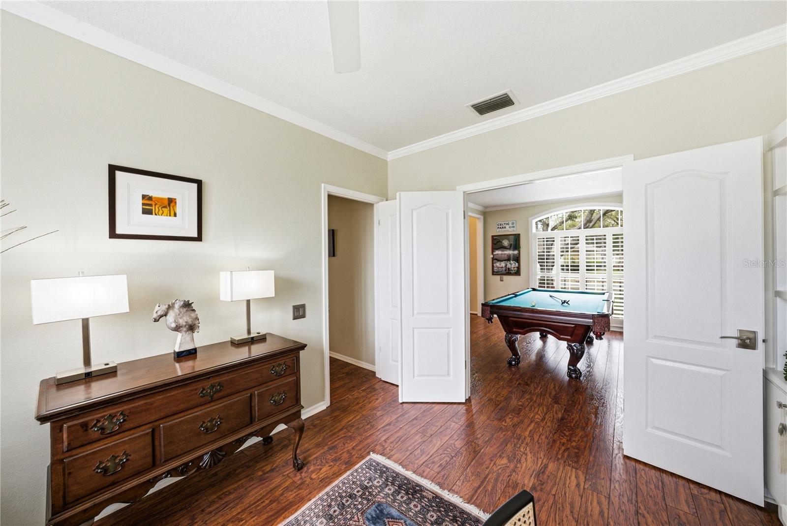 5th Bedroom/Office In Law Suite on First Floor with Access to Full Bath