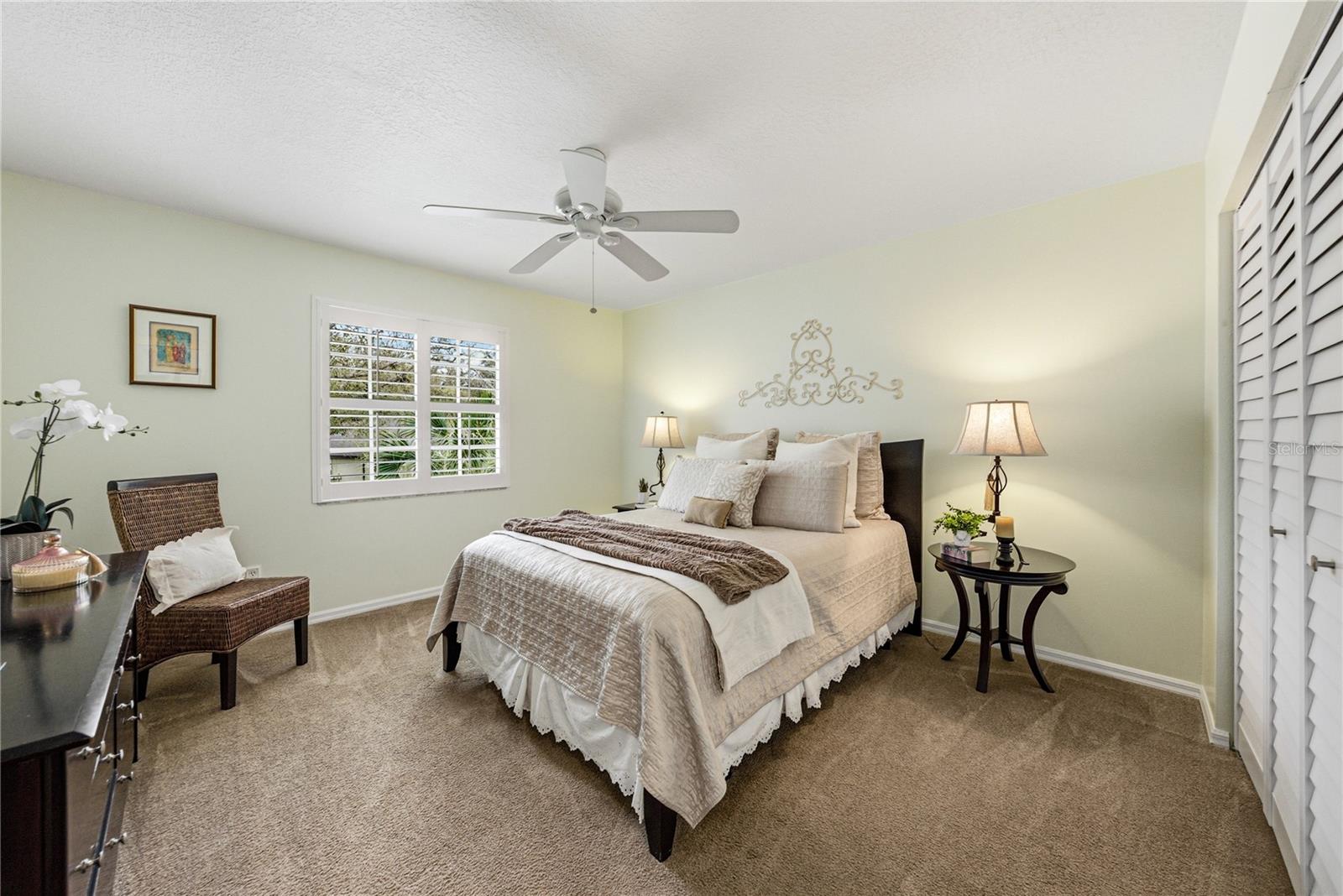 Fourth Bedroom with Plantation Shutters