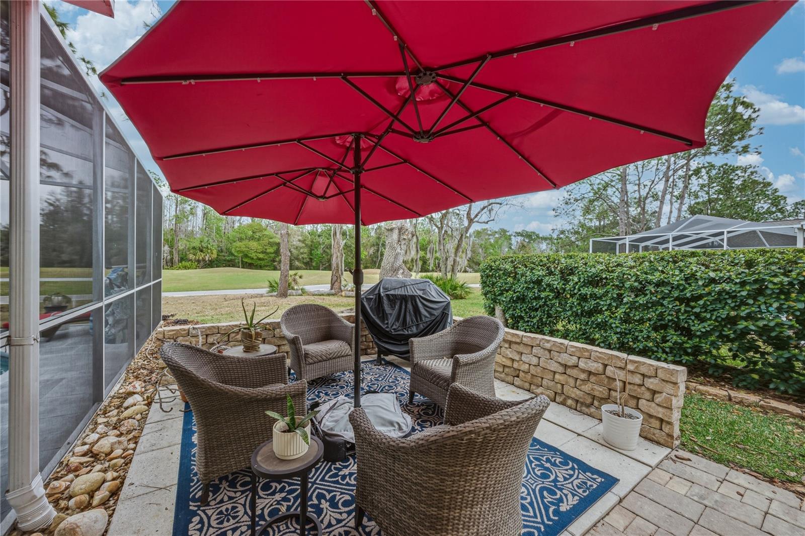 Large 13X13 Paver Courtyard Patio