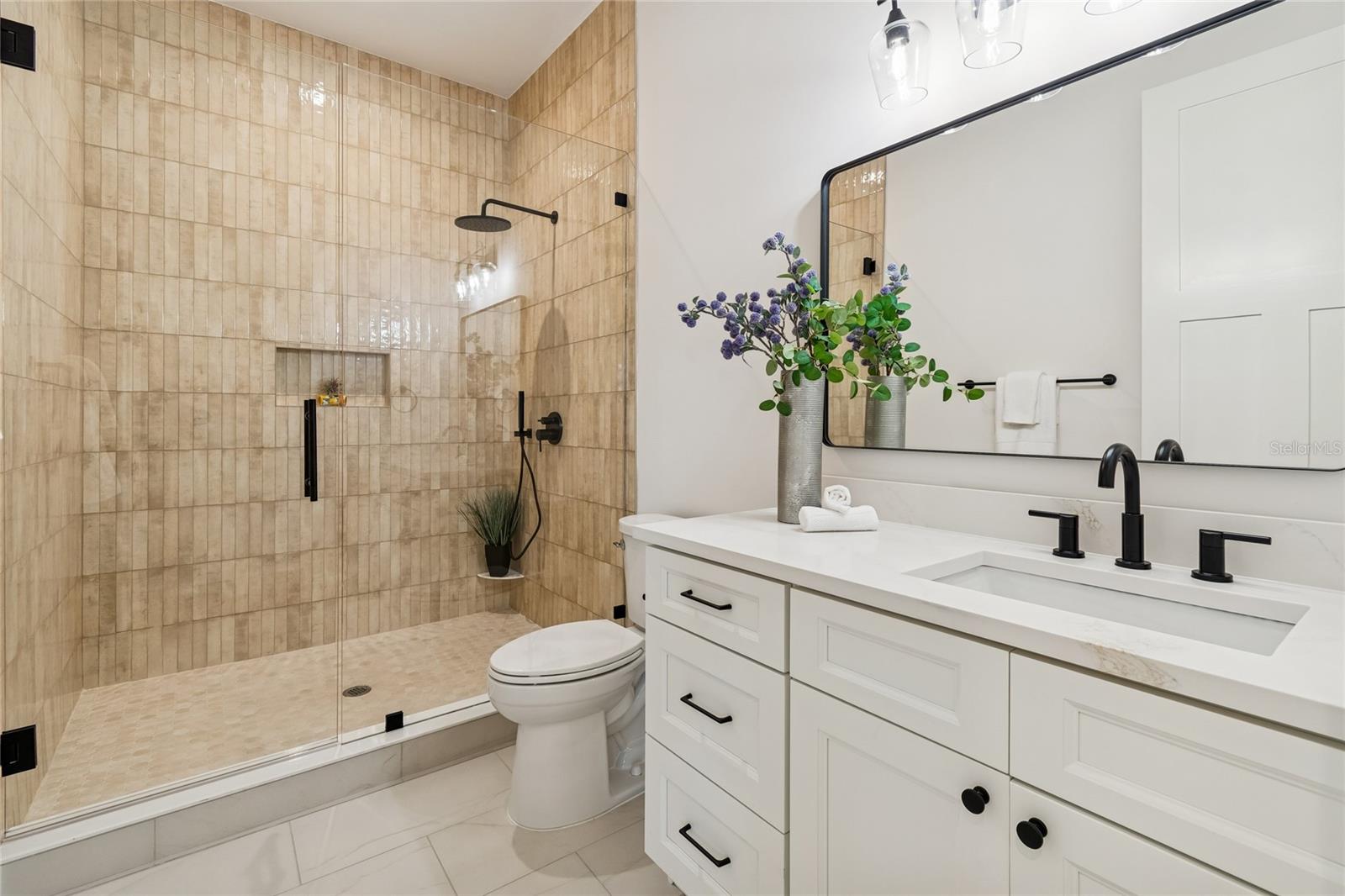 Nicely finished Walk in Shower!