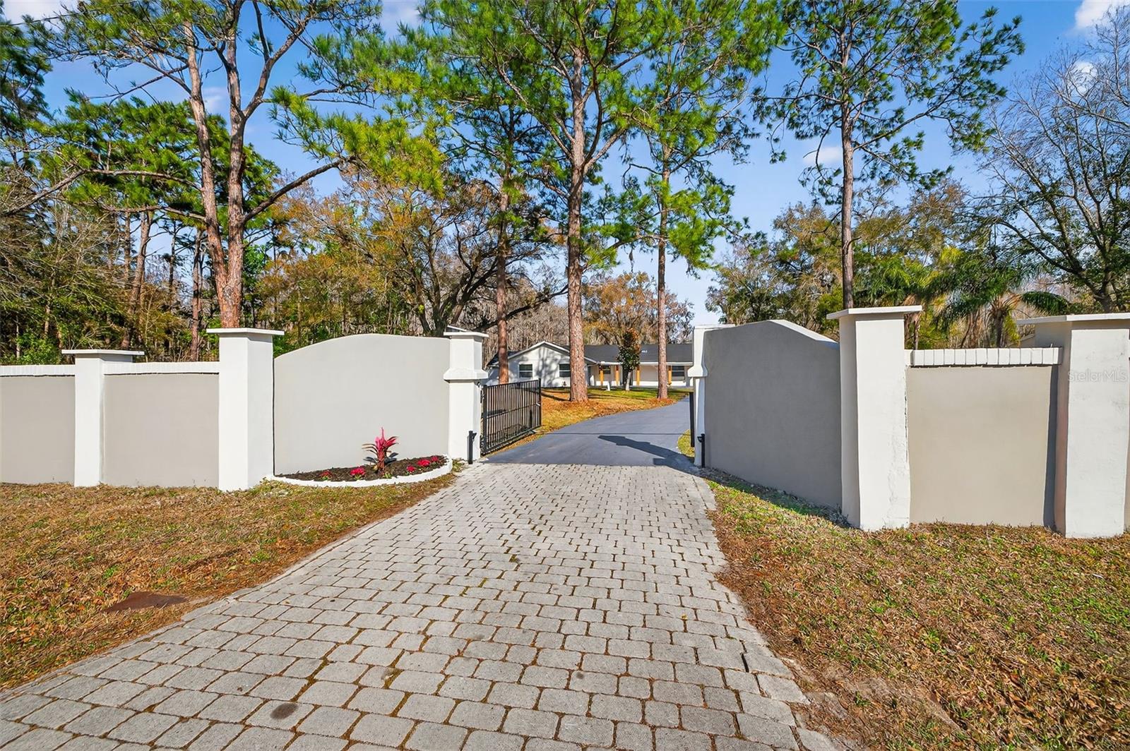 Private, gated entrance welcomes you!