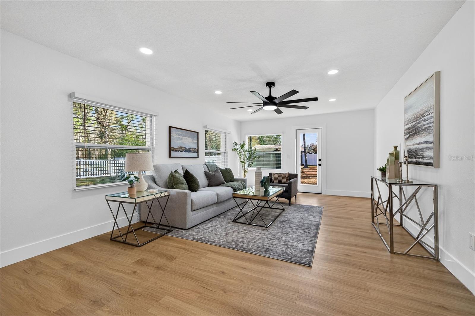 Spacious living area designed for comfort and style