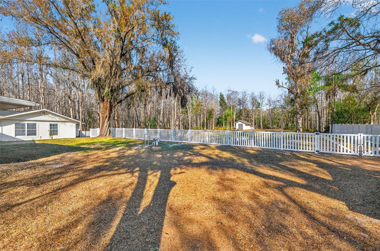 Fully fenced property offering PRIVACY, security, and room to spread out