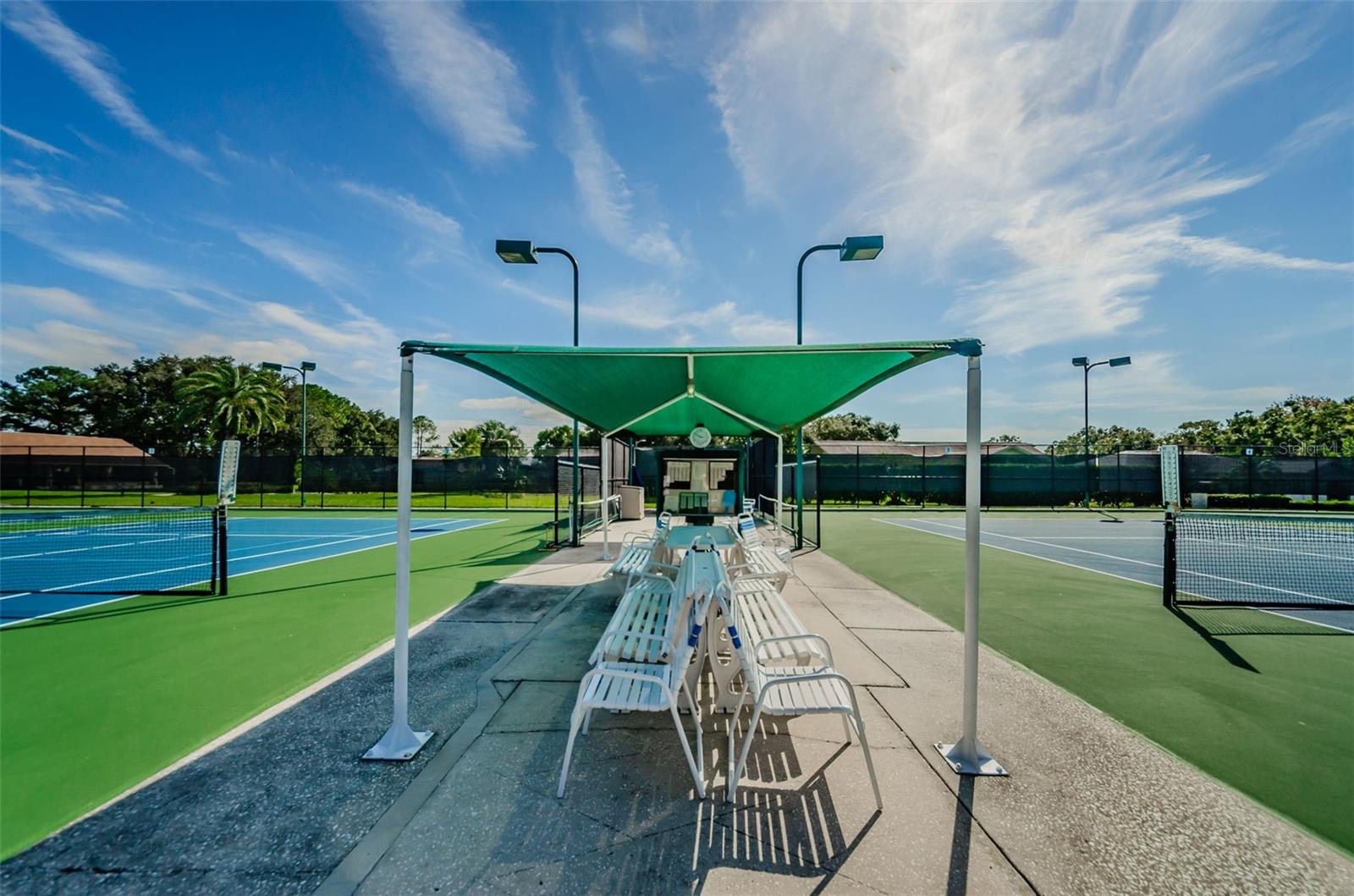 Tennis and pickleball courts