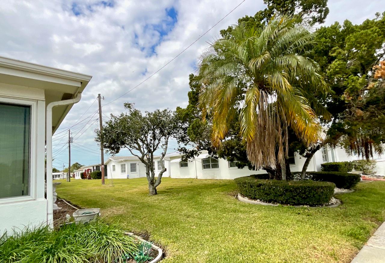 Exterior-area behind house