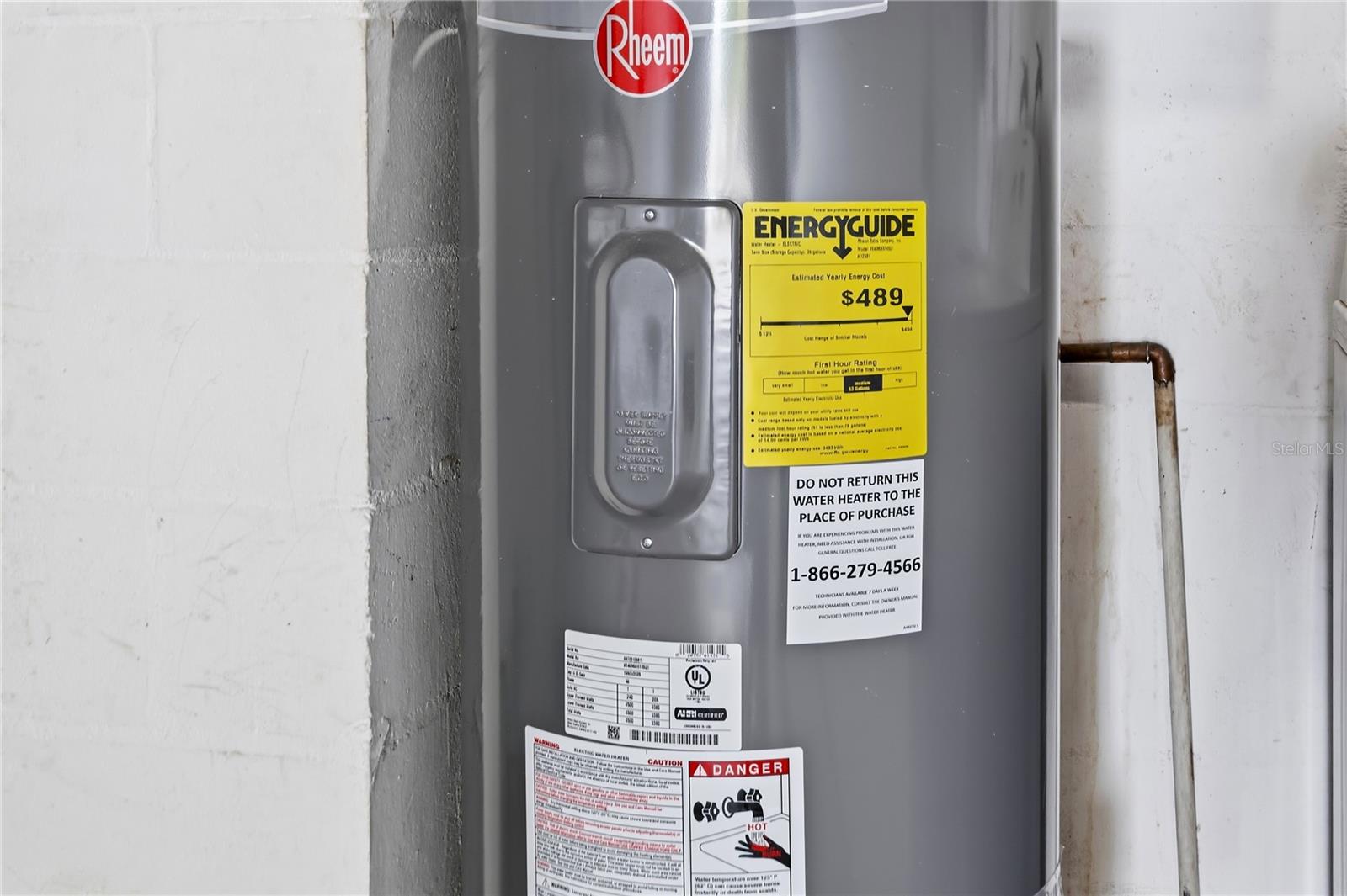 New water heater