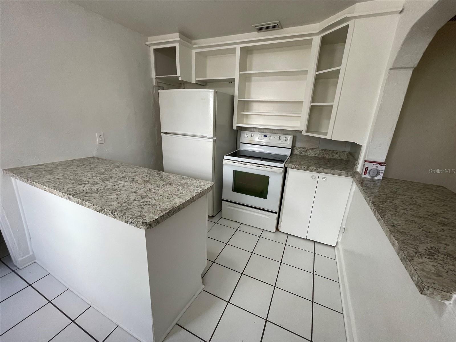 Main house 2 br. unit Kitchen