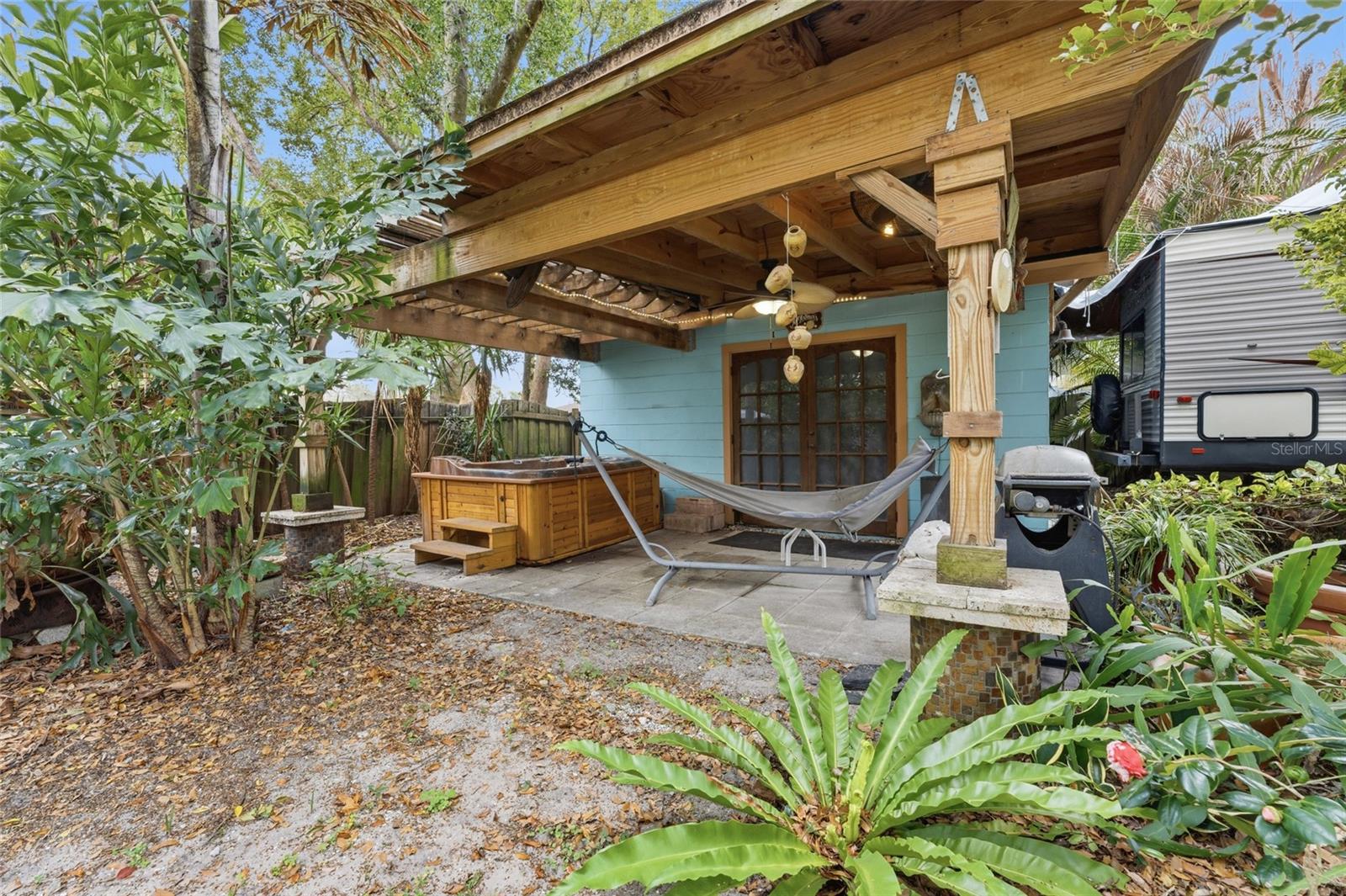 entrance into studio