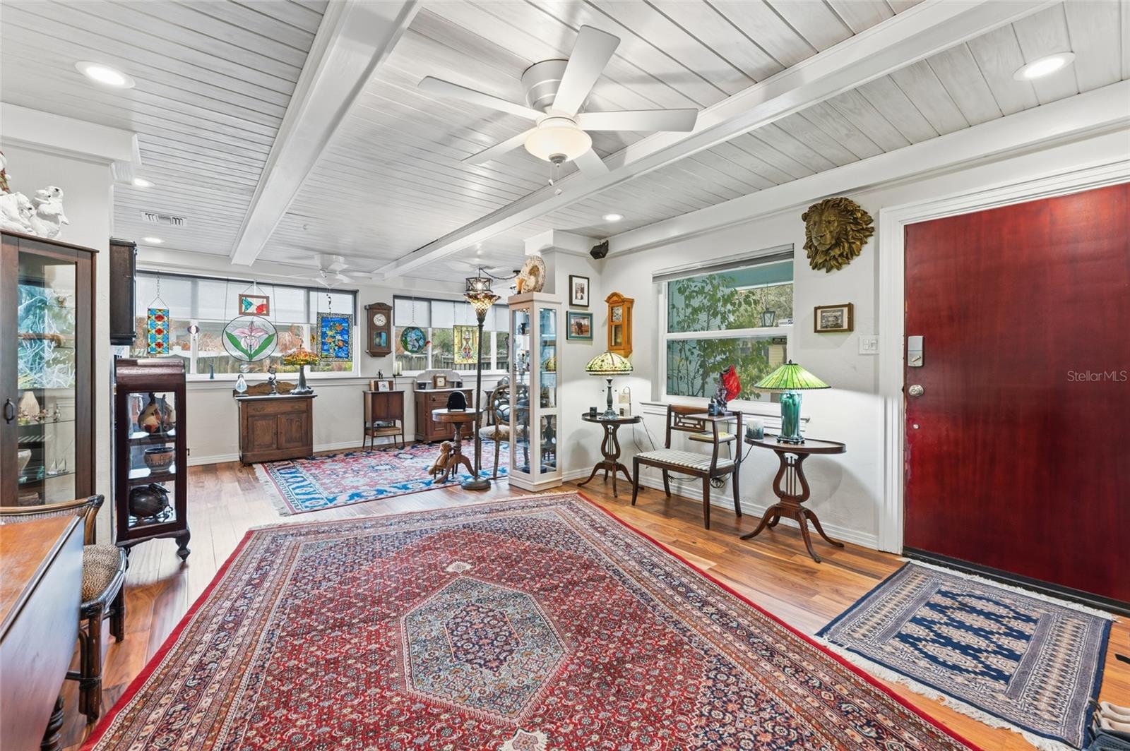 combined living room and dining room