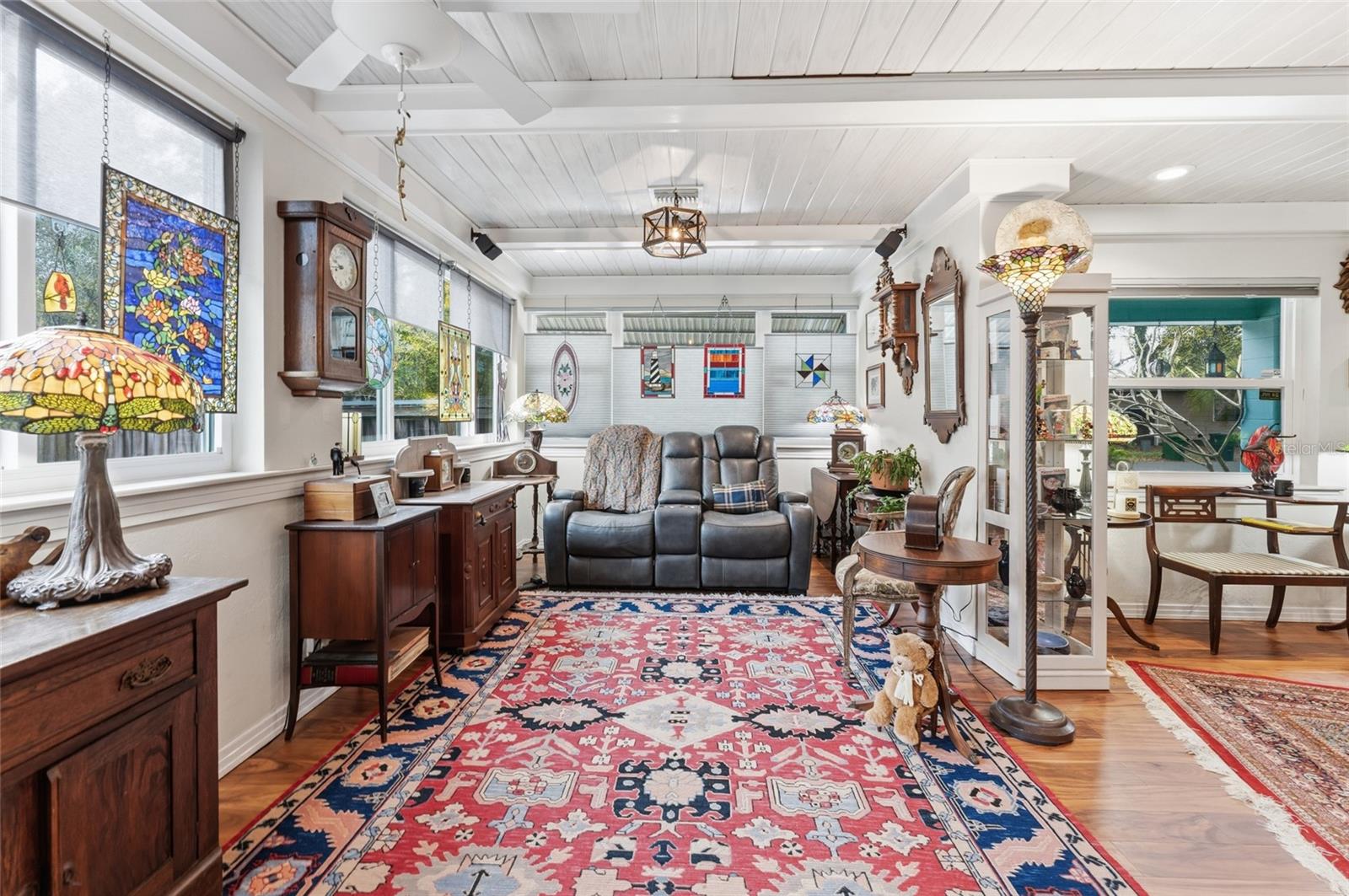 combined living room and dining room