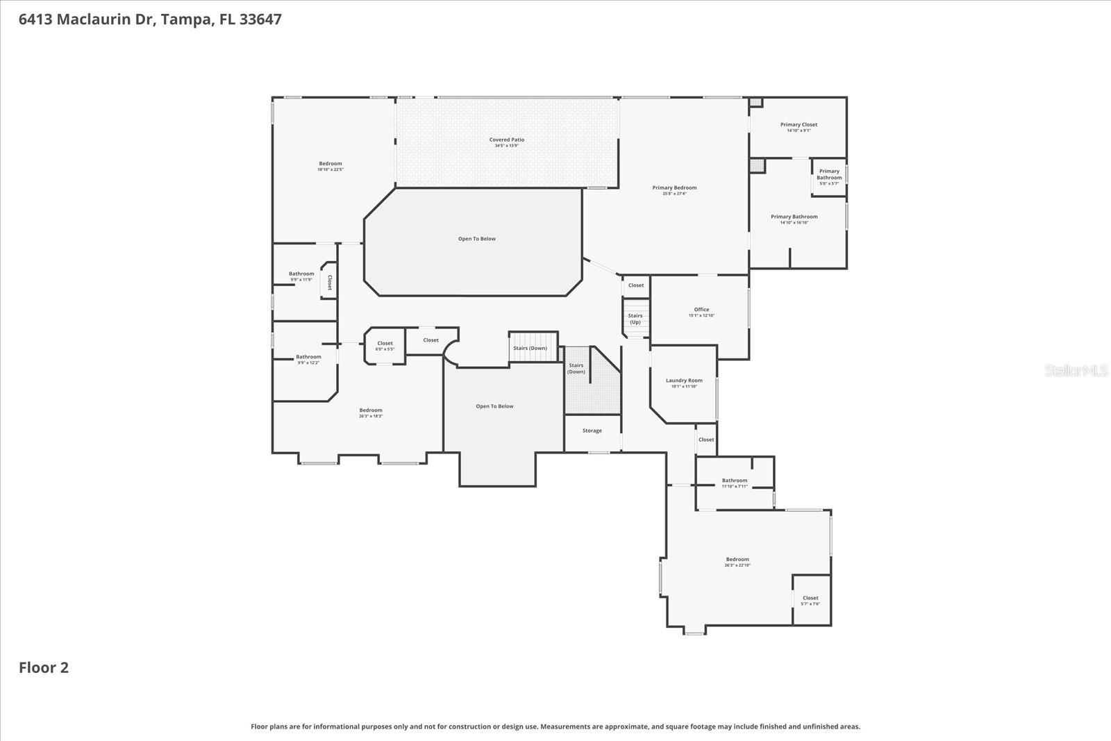 2nd Floor Floorplan
