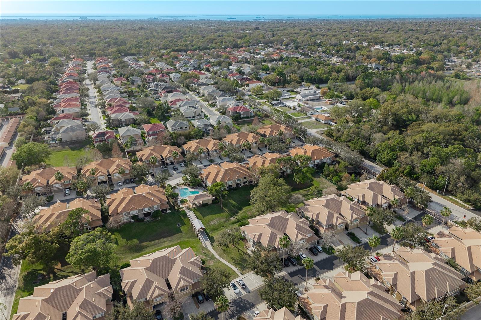 Aerial View Facing West