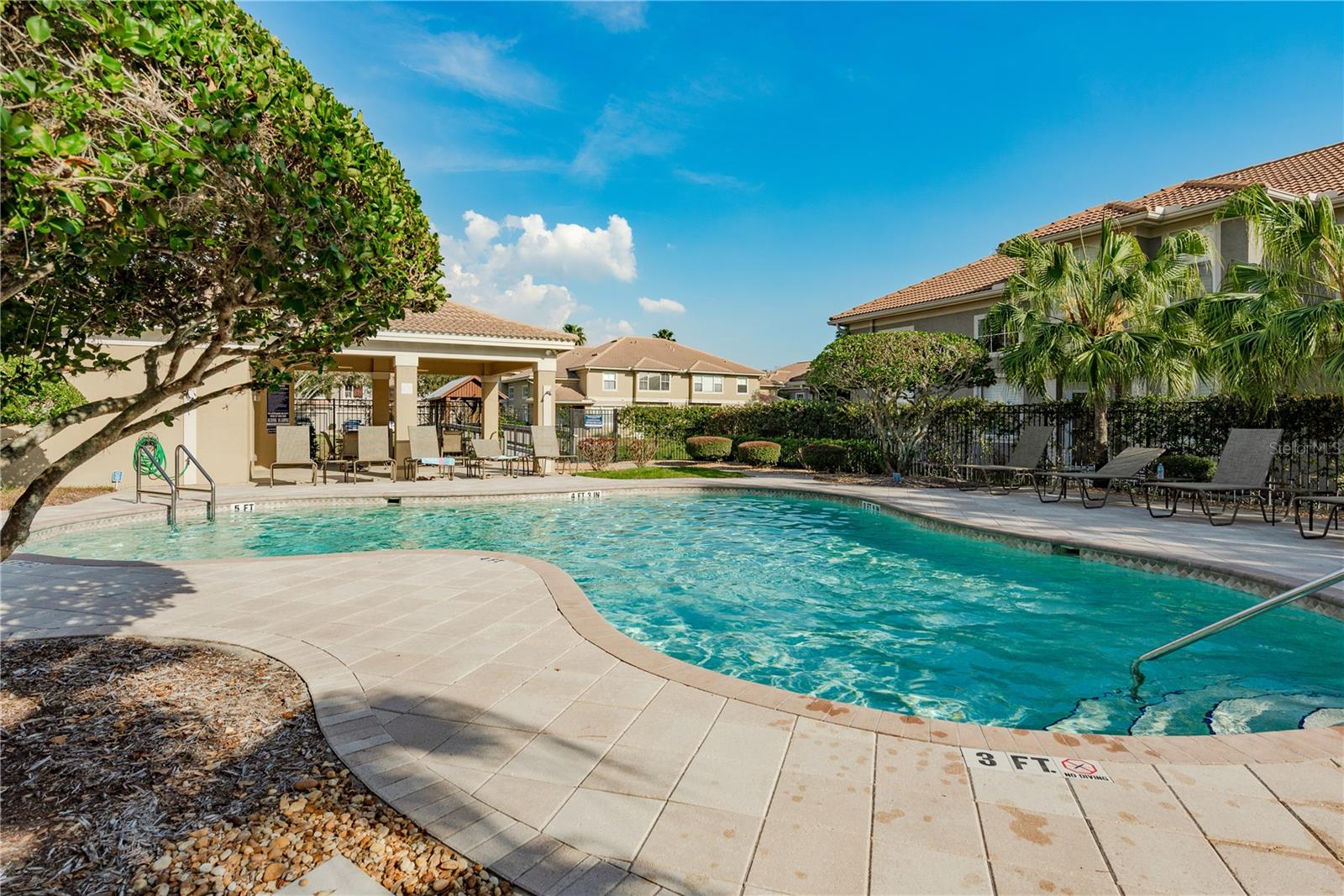 Community Pool Steps from your front and back door!
