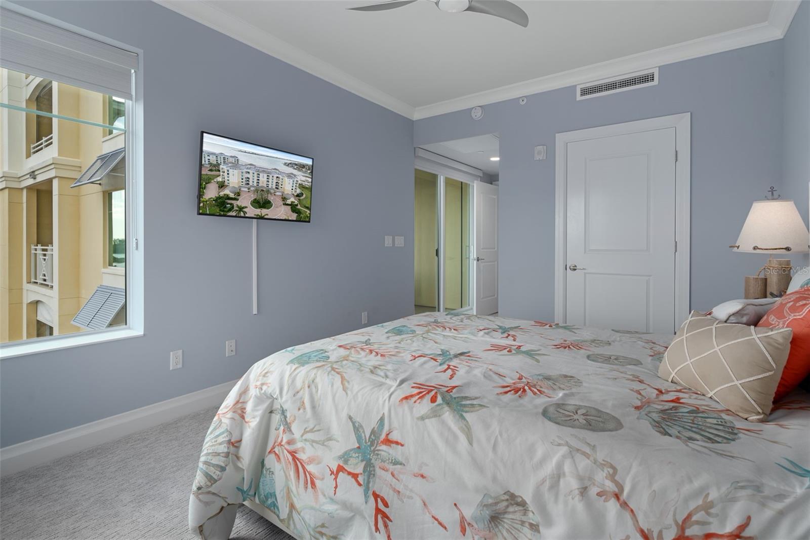 The 2nd and 3rd bedrooms share the second balcony.