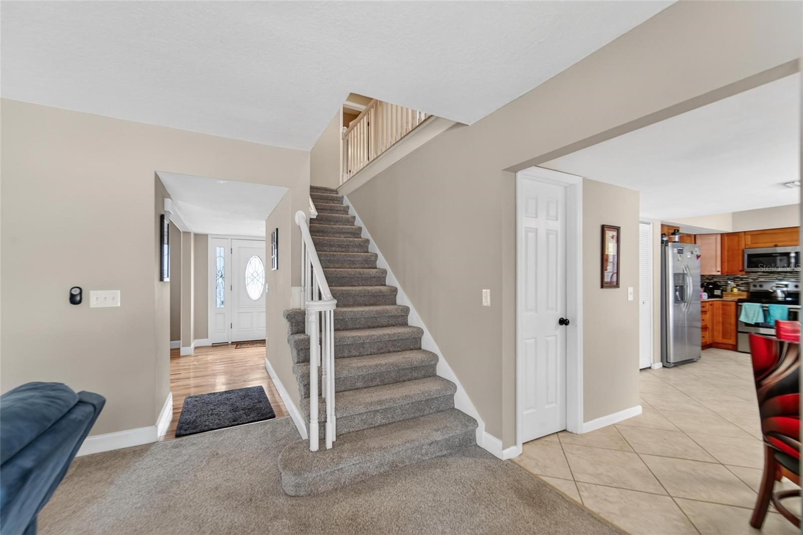 Entry walking into family room