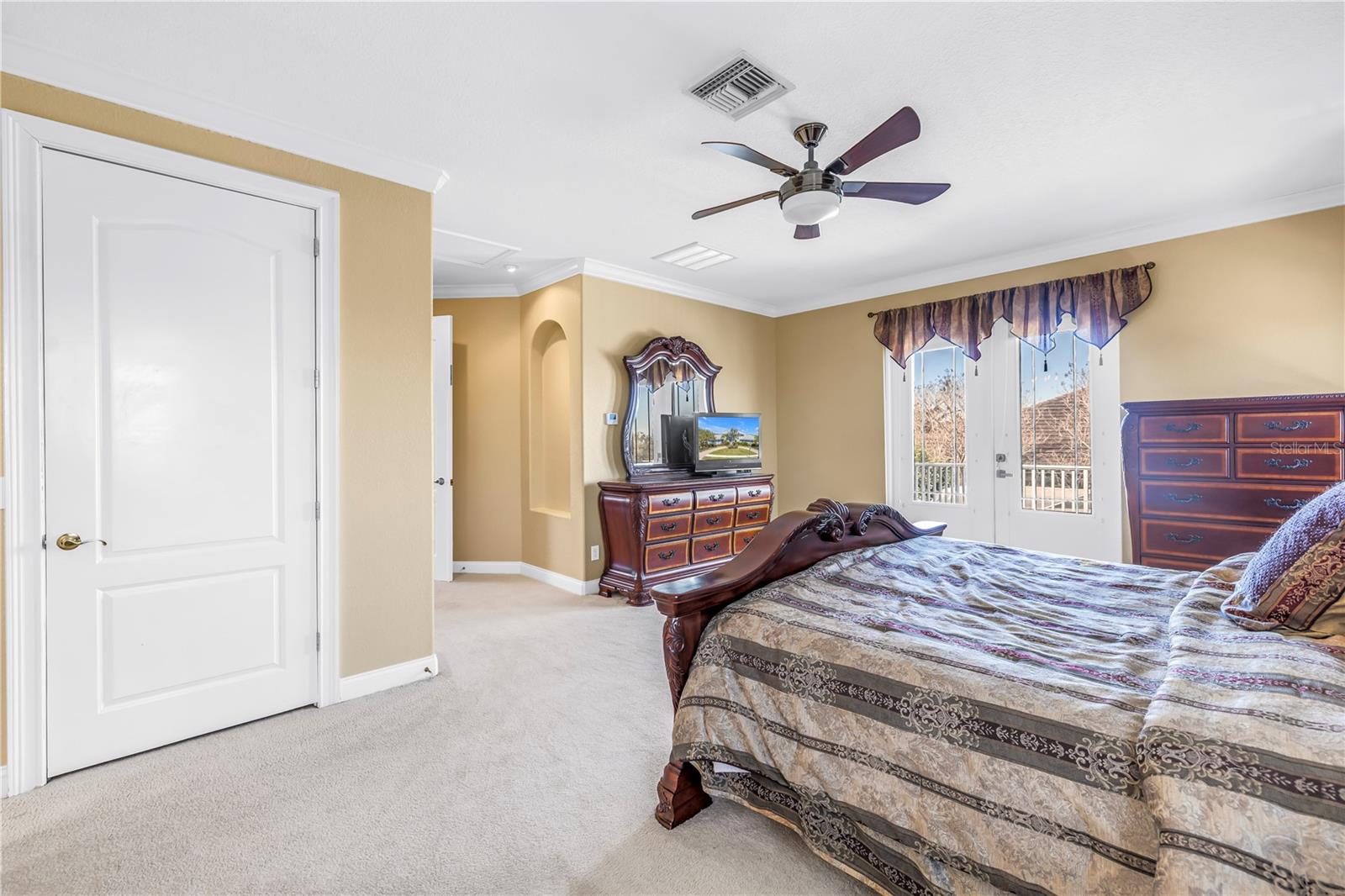 Main bedroom suite on 2nd level with 2 walk in closets