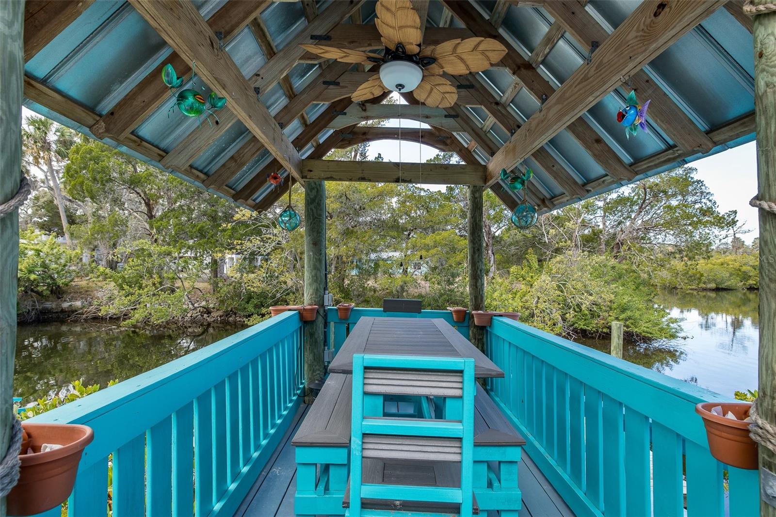 BOATHOUSE OVER WATER