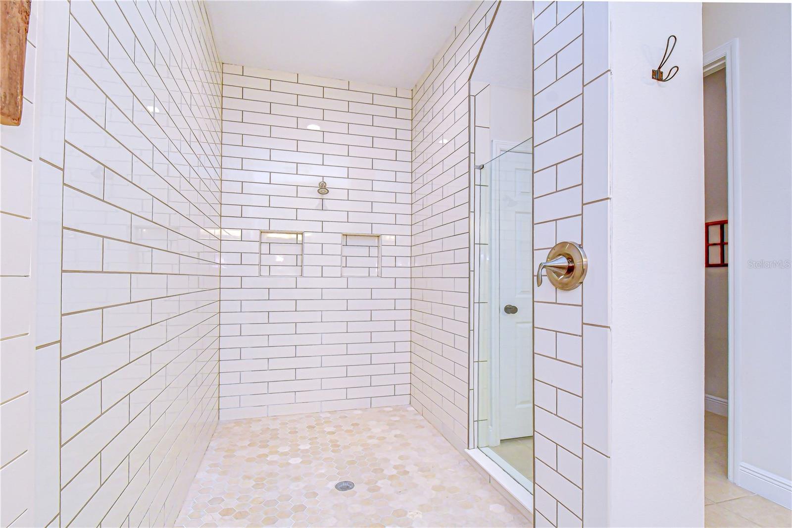 HUGE walk-in shower!