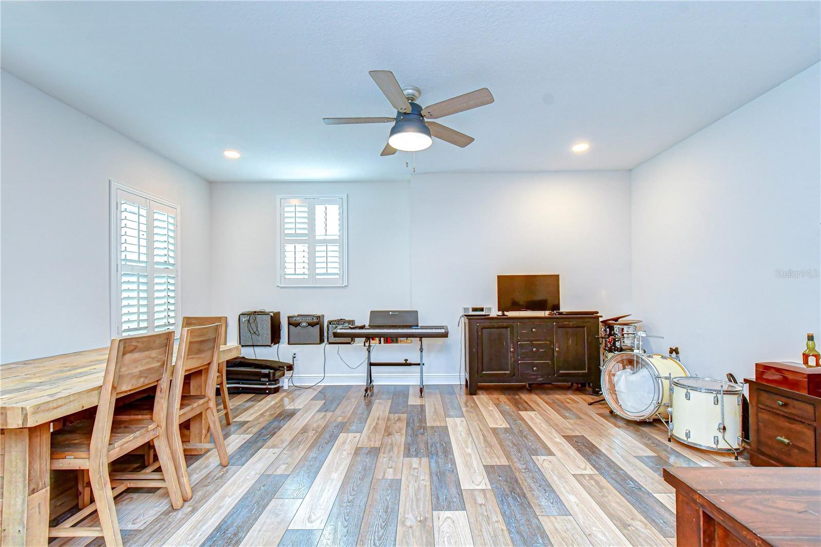 Great space for a second living room, game room, or media room!