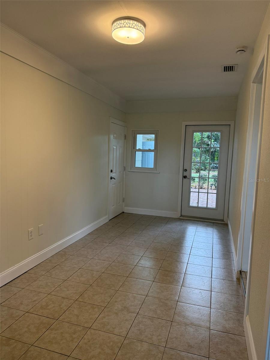 Back Door Exit/ Foyer