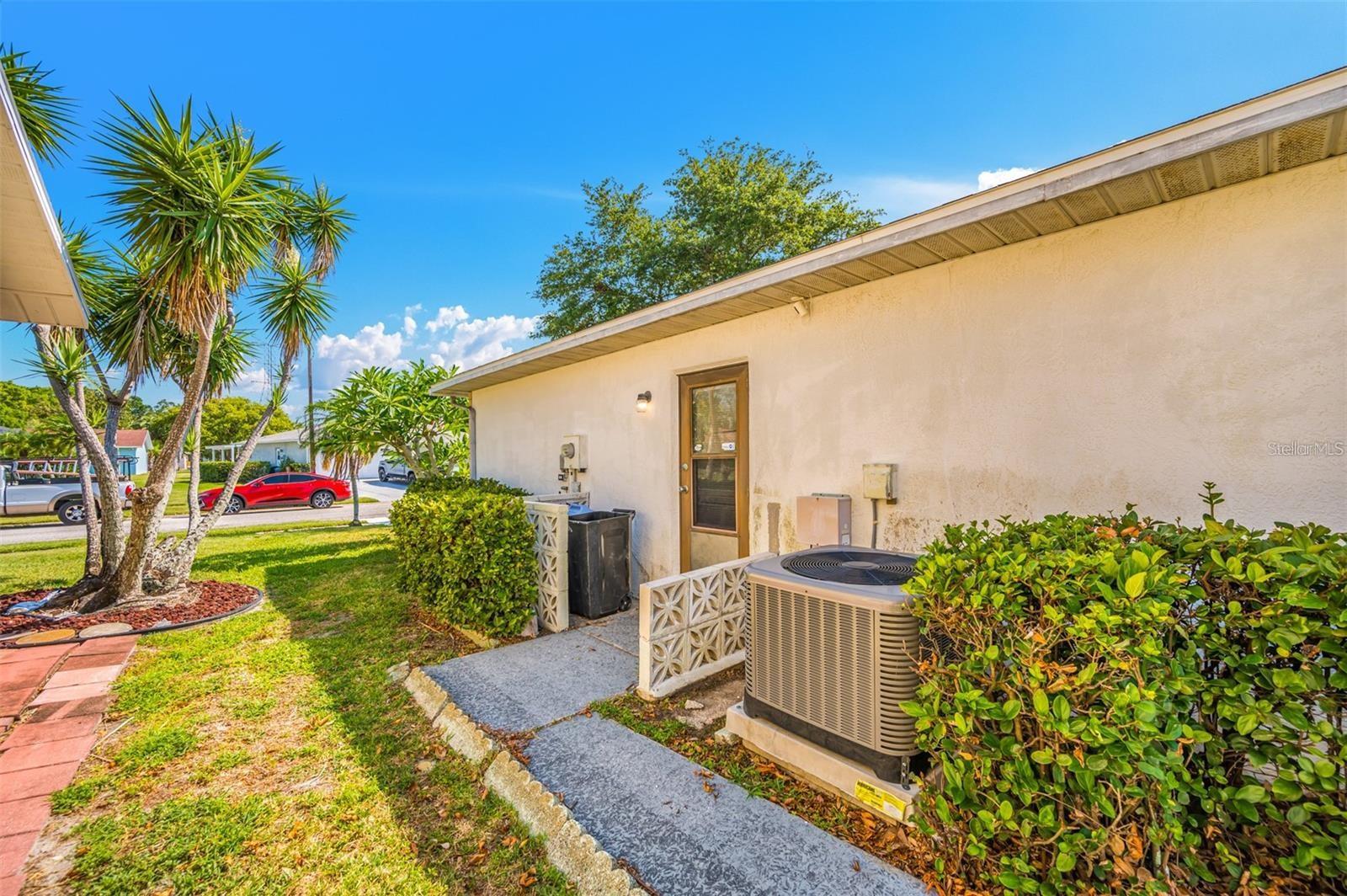 Side of house looking from back to front