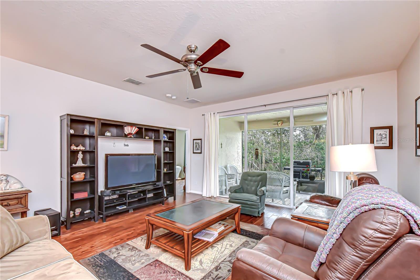 Great space to enjoy movie nights!