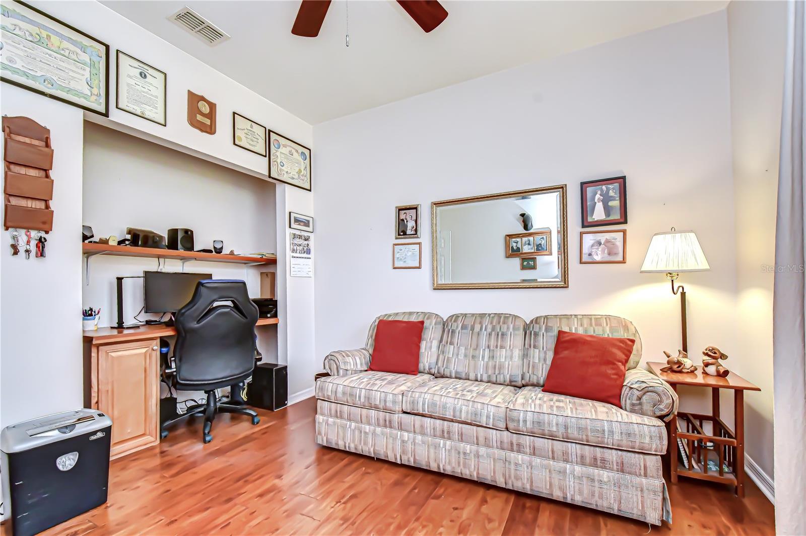 Offers a private office space!