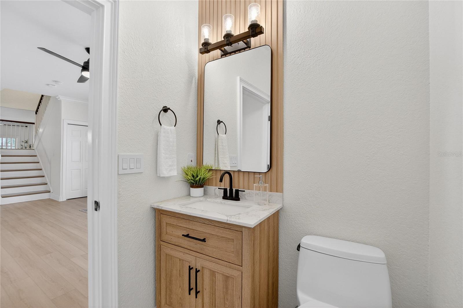 1.2 bath on first floor