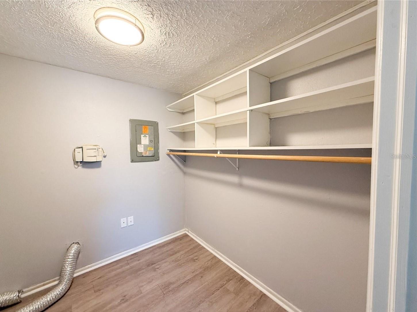 Laundry Area and Closet Area