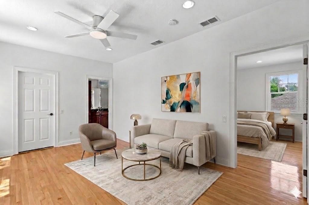 Virtually staged den off the 5th bedroom / in-law suite