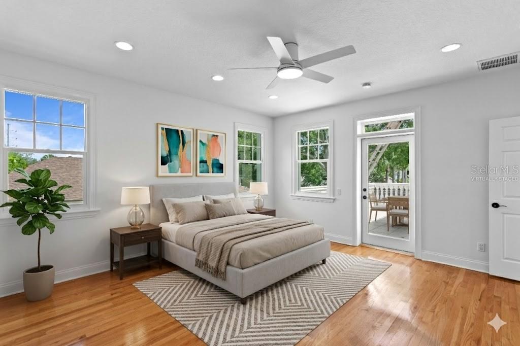 Virtually staged 5th bedroom / in-law suite