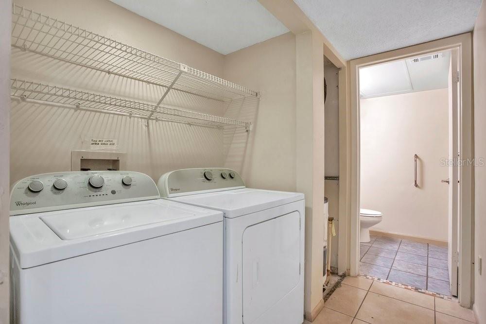 Full size laundry closet