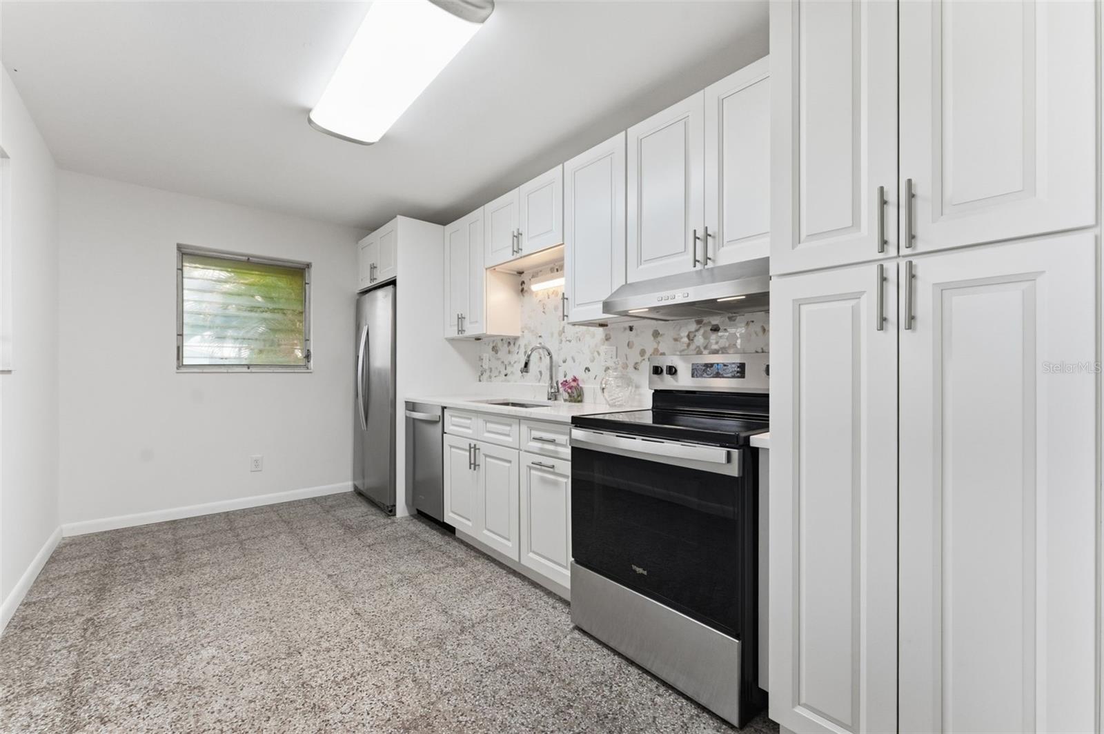 Kitchen with SS Appliances