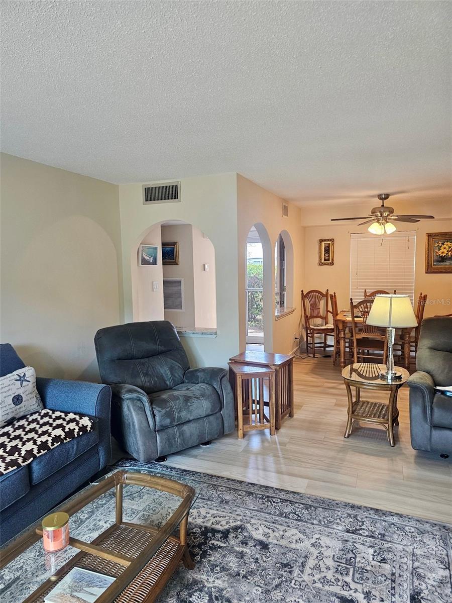 Living Room to Dinning combo