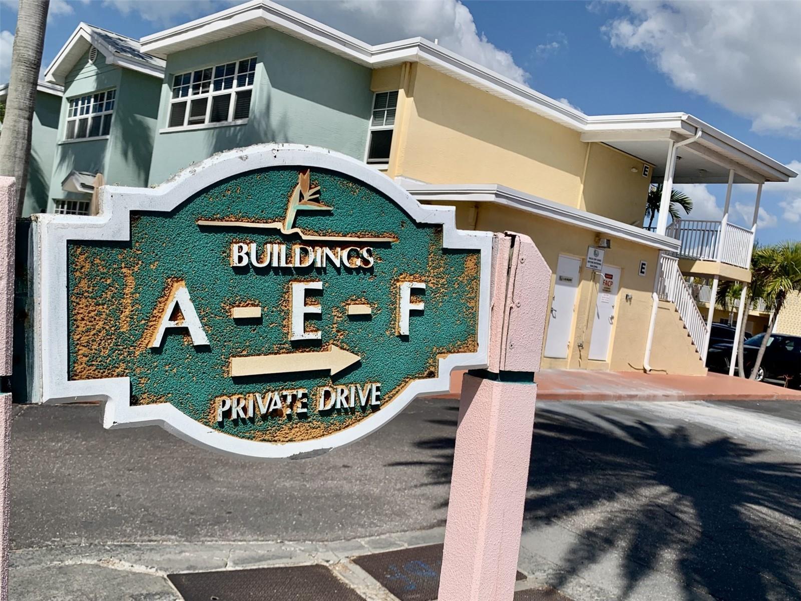 Building F is directly accessible from Gulf Blvd